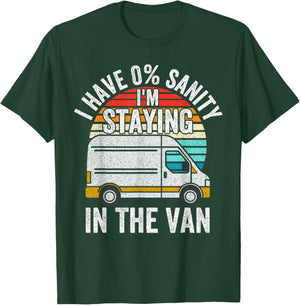 Vintage I'm Staying in Tha Van Phasmophobia Gamer Man Women T-Shirt - T-Shirt | Forest
