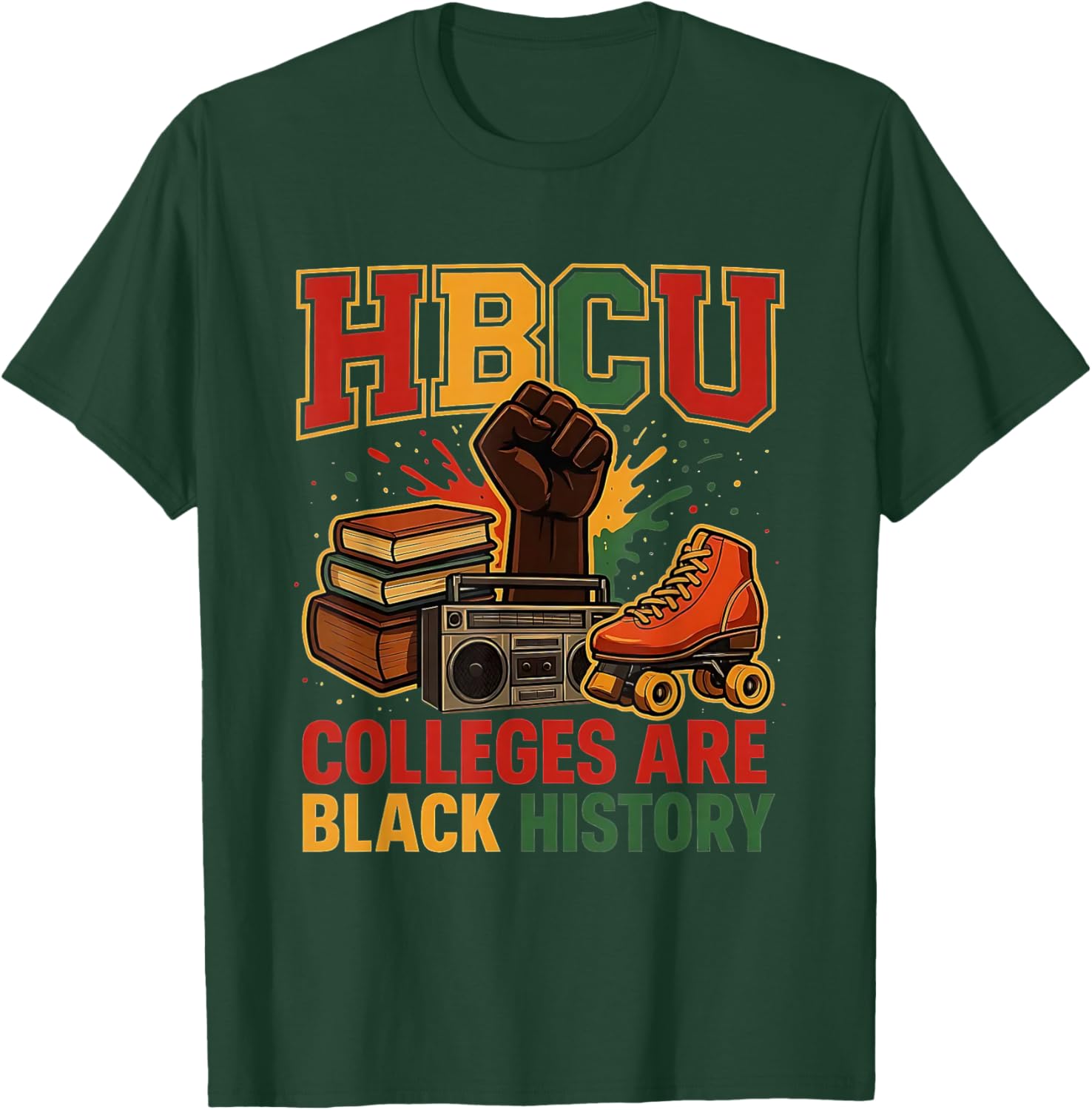 African American Students HBCU Colleges Black History T-Shirt - T-Shirt | Forest