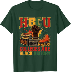 African American Students HBCU Colleges Black History T-Shirt - T-Shirt | Forest