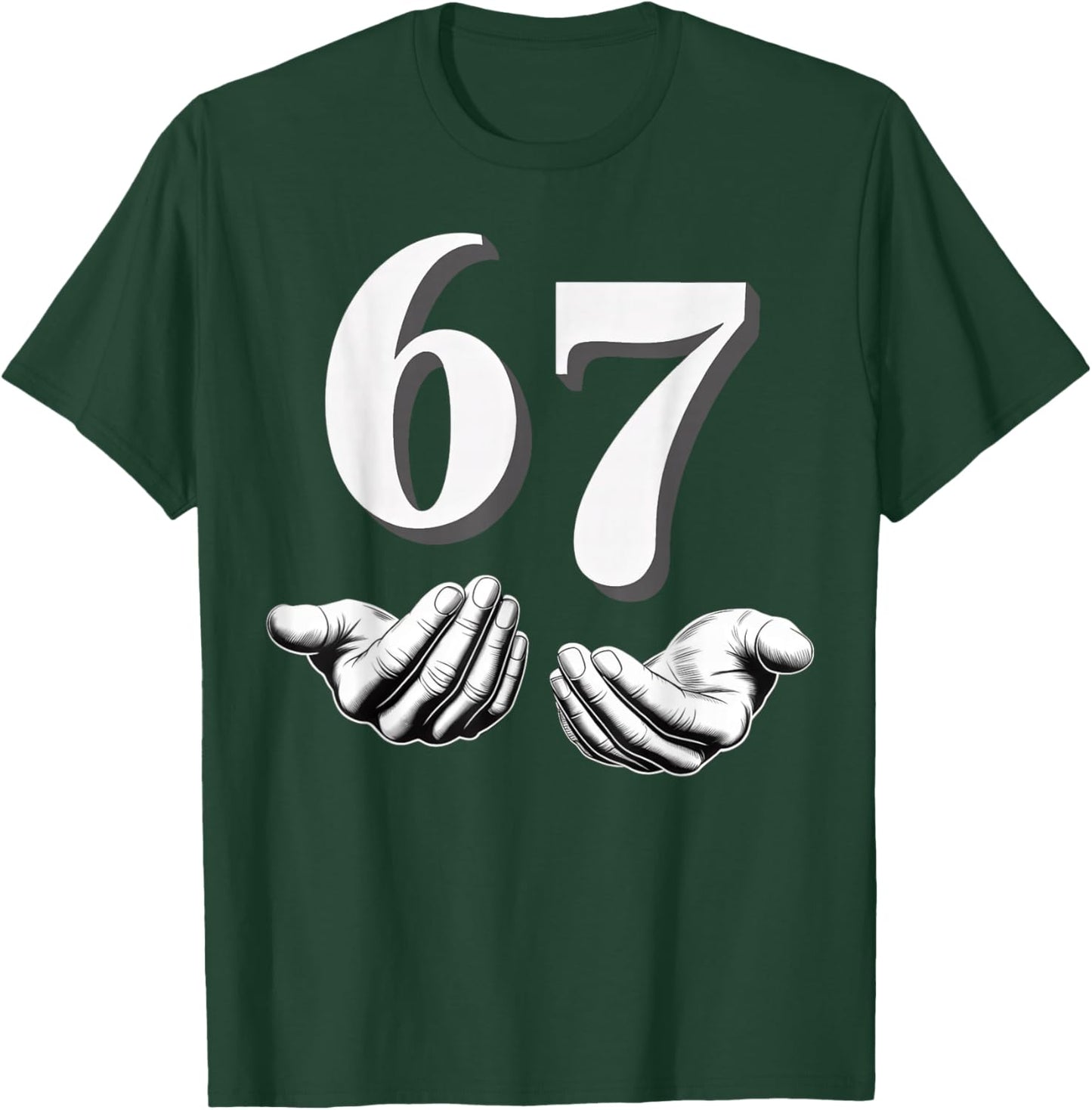 Six Seven 6 7 Meme T-Shirt - T-Shirt | Forest