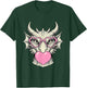 Cute Dragon Blowing Pink Valentine Heart Bubble Gum T-Shirt - T-Shirt | Forest