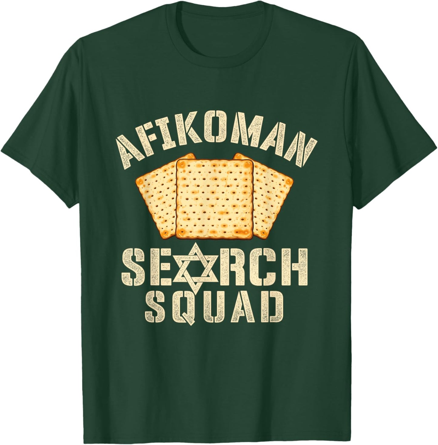 Afikoman Search Squad - Pesach Jewish Holiday Jew T-Shirt - T-Shirt | Forest