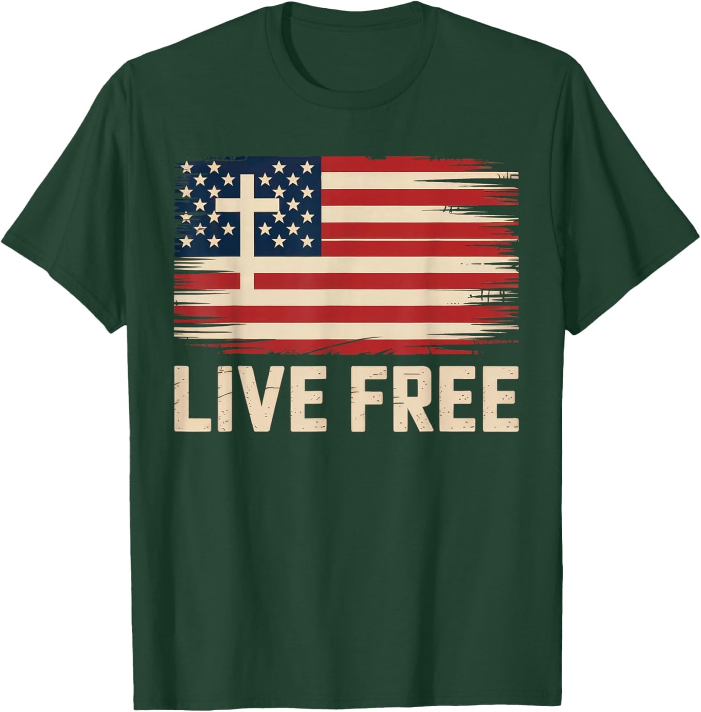 Live Free T-Shirt - T-Shirt | Forest