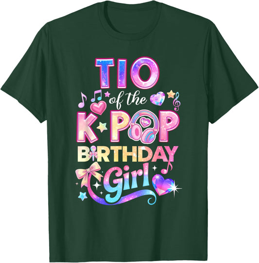 TIO of The K-Pop Birthday Girls Korean Music Lovers T-Shirt - T-Shirt | Forest