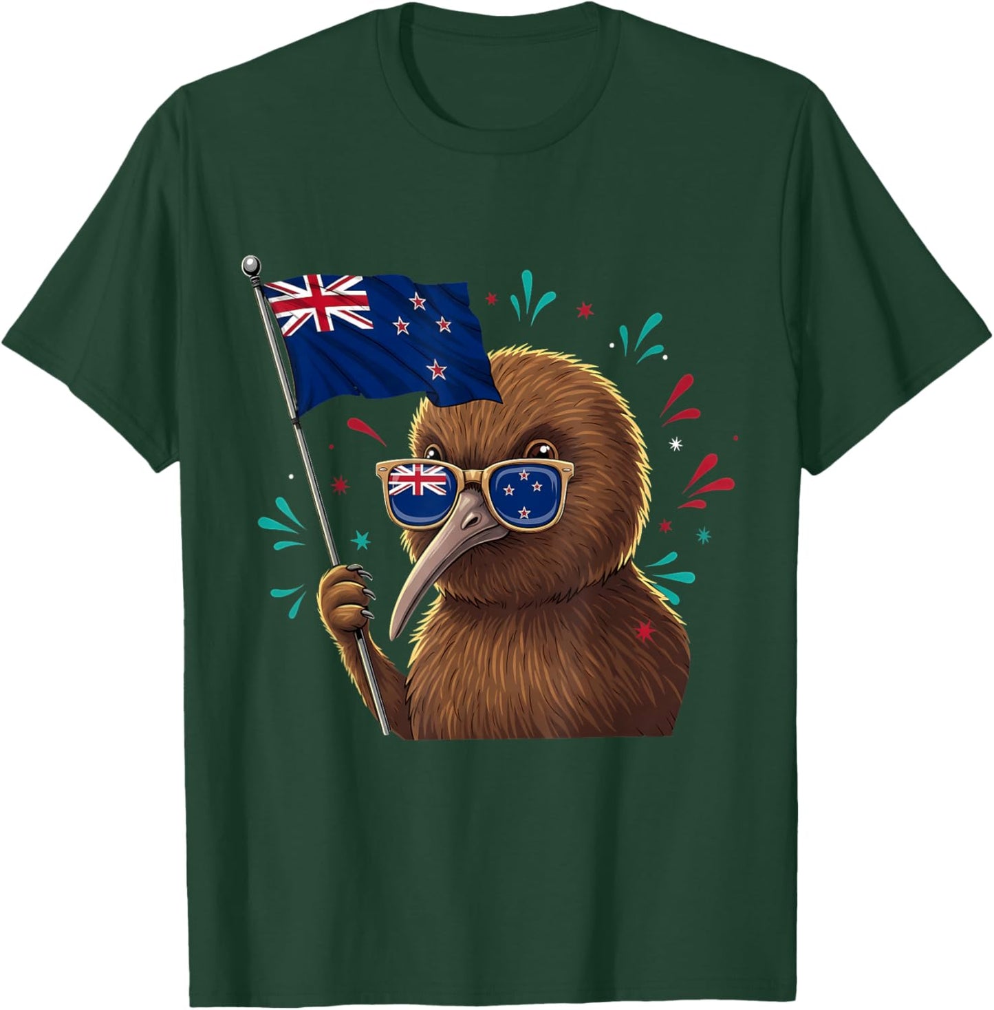 New Zealand Kiwi Bird T-Shirt - T-Shirt | Forest