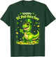 Happy St Pat T-rex Day Patricks Funny Dinosaur Men Women Kid T-Shirt - T-Shirt | Forest