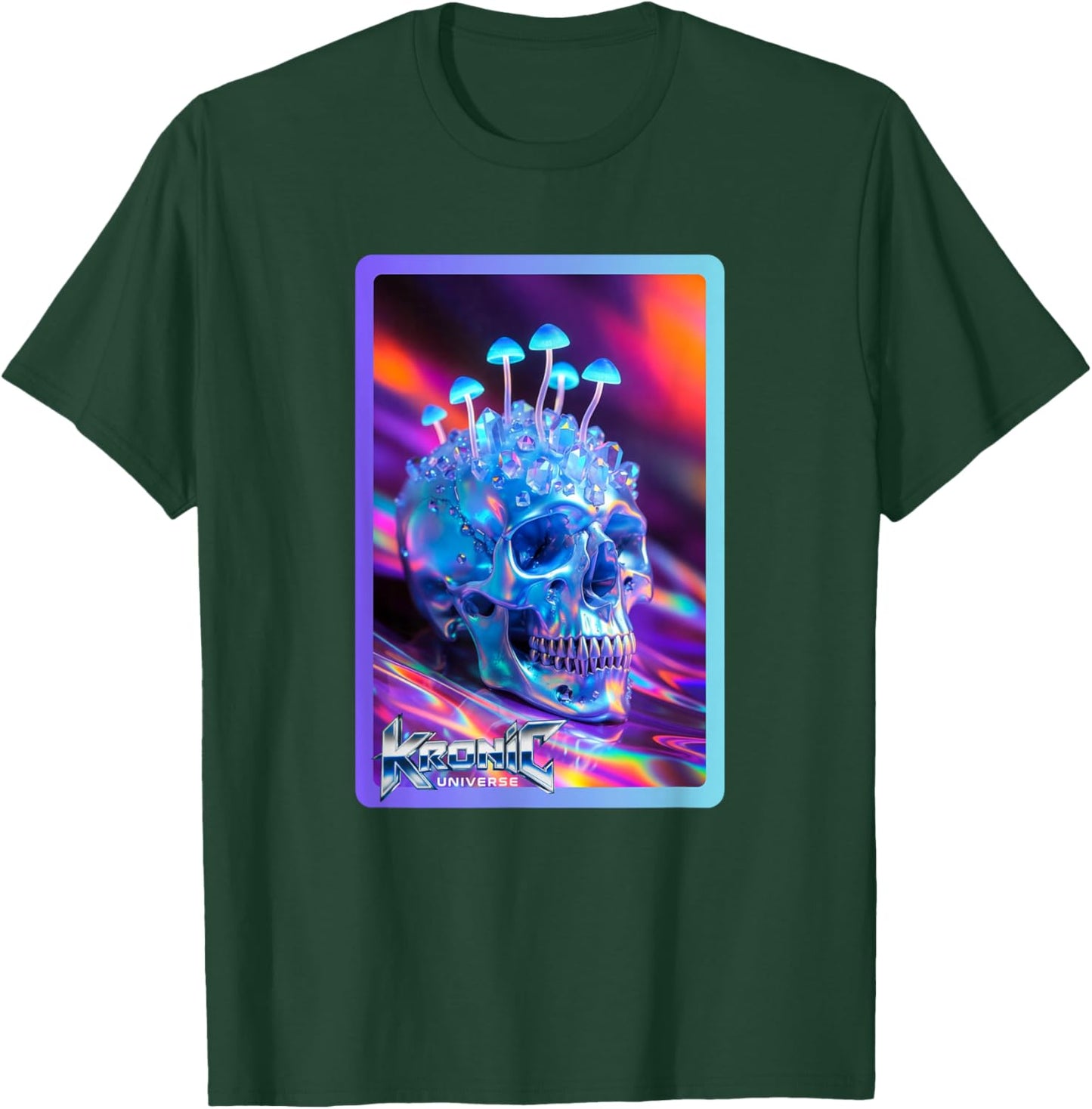 Blue Shroom Head T-Shirt - T-Shirt | Forest