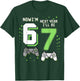 Now I’m 6 Next Year I’ll Be 7 67 Birthday Boy Gifts for Kids T-Shirt - T-Shirt | Forest