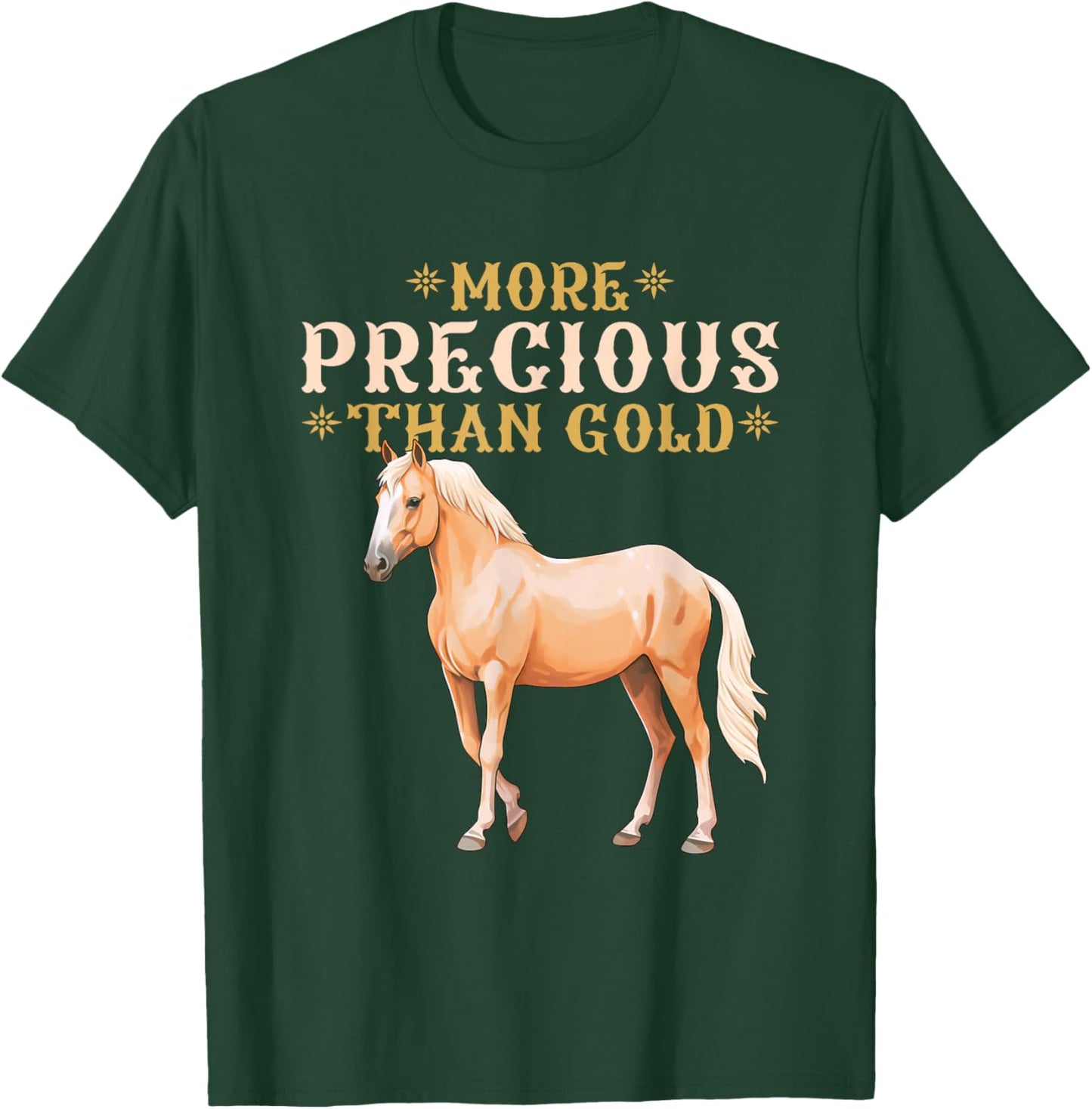 Palomino Horse Lover Owner Precious Men Women Kids T-Shirt - T-Shirt | Forest
