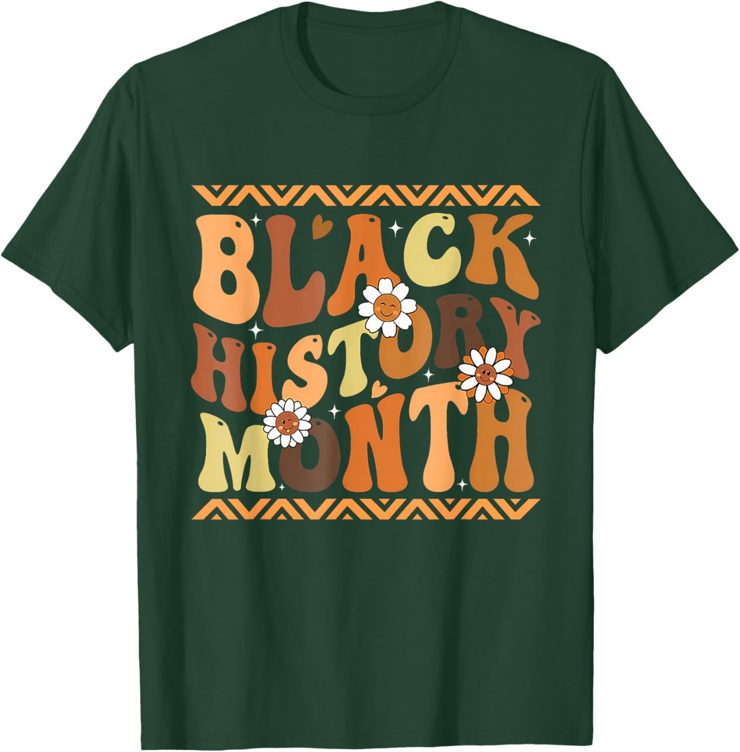 I Am Black History Gift Black Pride African American Month T-Shirt - T-Shirt | Forest