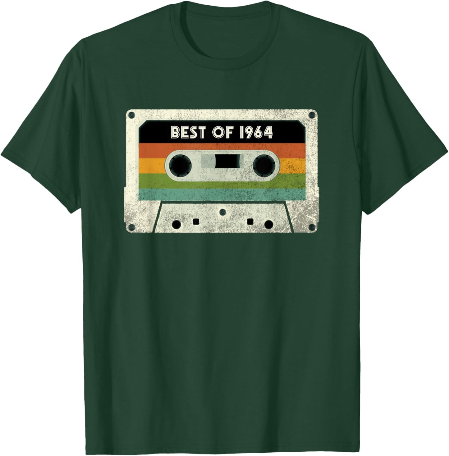 62th Birthday Gift 62 Years Old Men Women Retro Vintage 1964 T-Shirt - T-Shirt | Forest