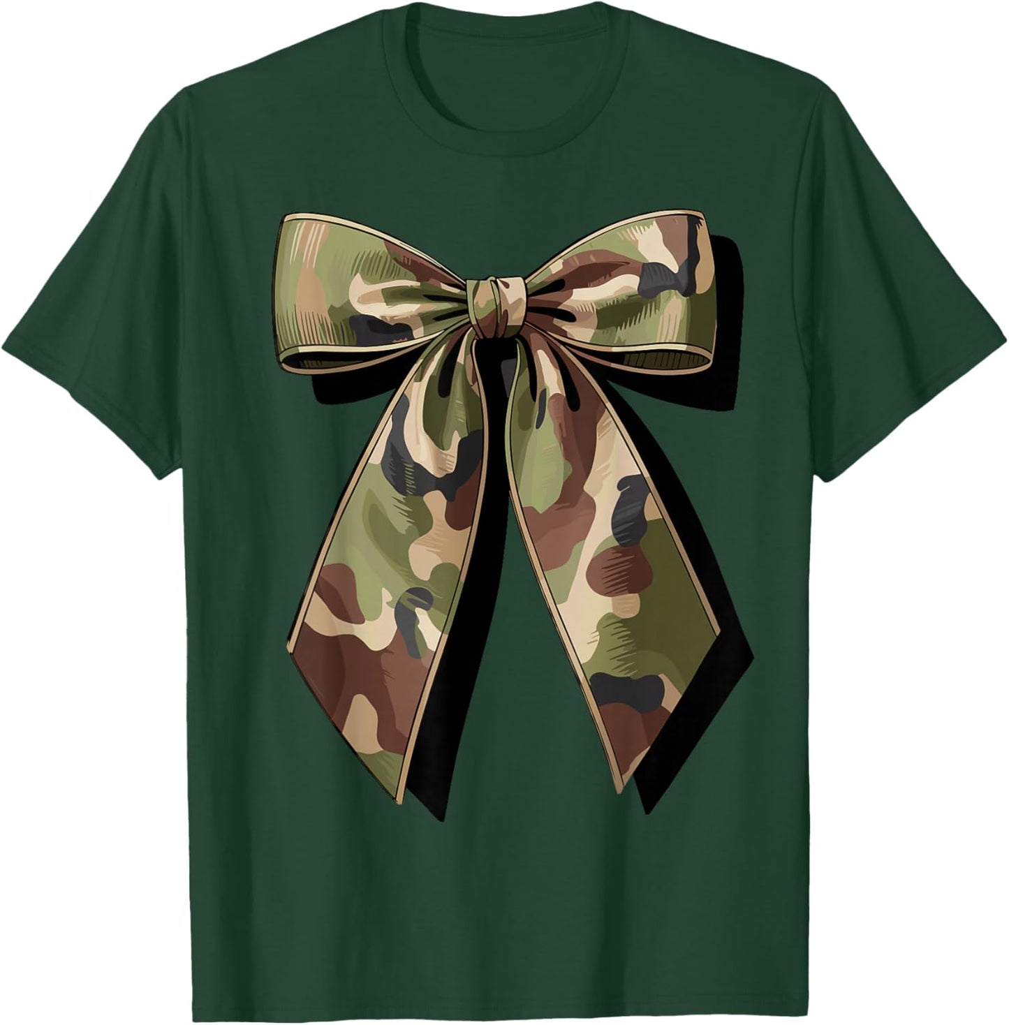 Camouflage Bow Hunting T-Shirt - T-Shirt | Forest