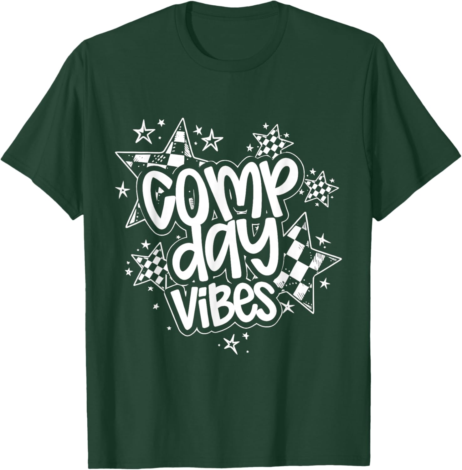 Comp Day Cheer Comp Season T-Shirt - T-Shirt | Forest