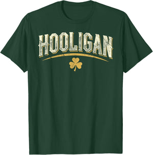 St.Paddy’s Day Saint Patrick Shamrock Shenanigans Hooligan T-Shirt - T-Shirt | Forest