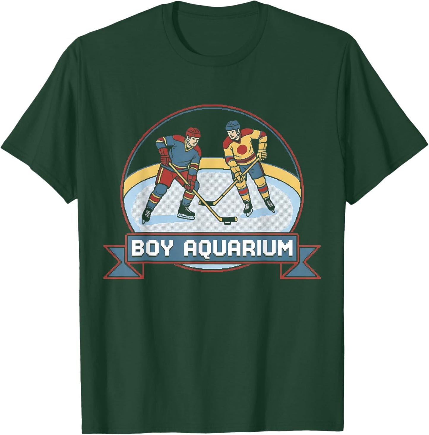 Boy Aquarium Hockey Shirt T-Shirt - T-Shirt | Forest