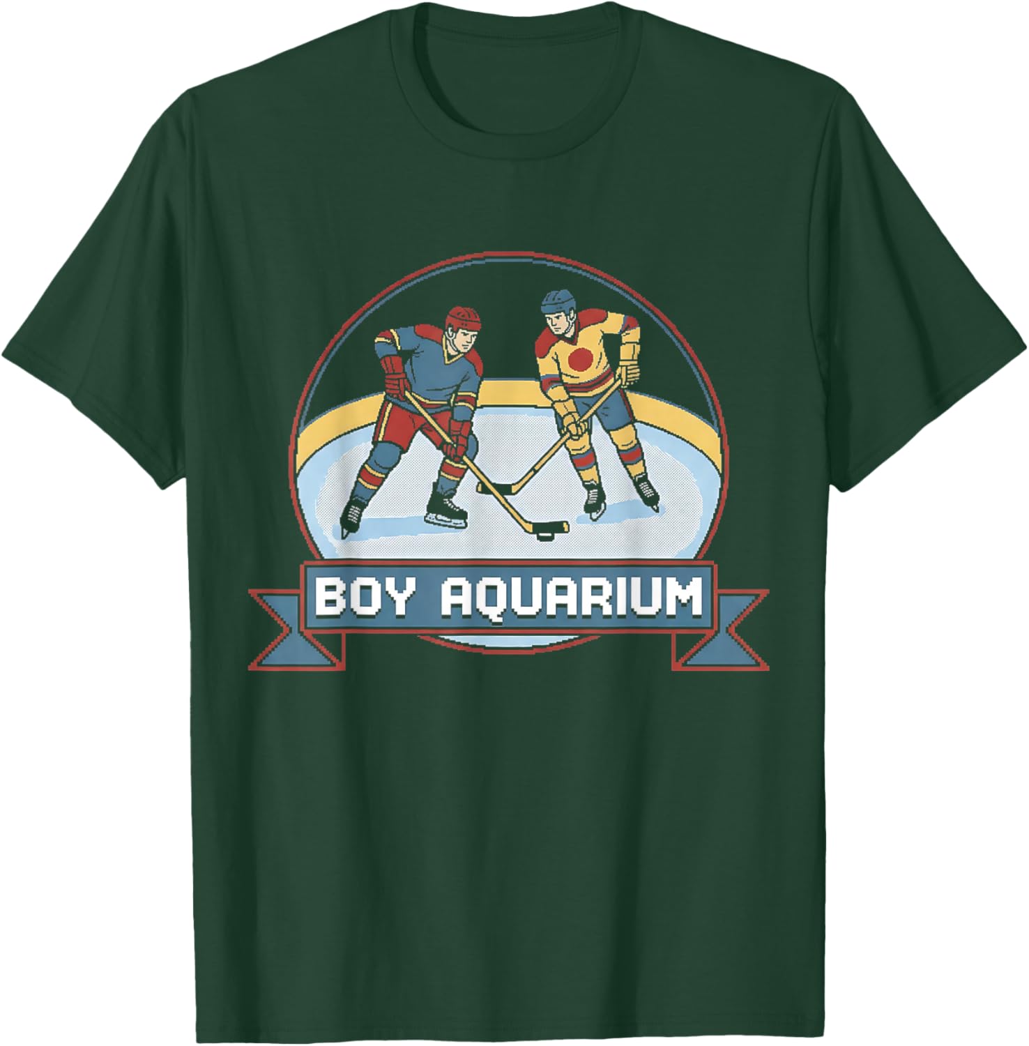 Boy Aquarium Hockey Shirt T-Shirt - T-Shirt | Forest