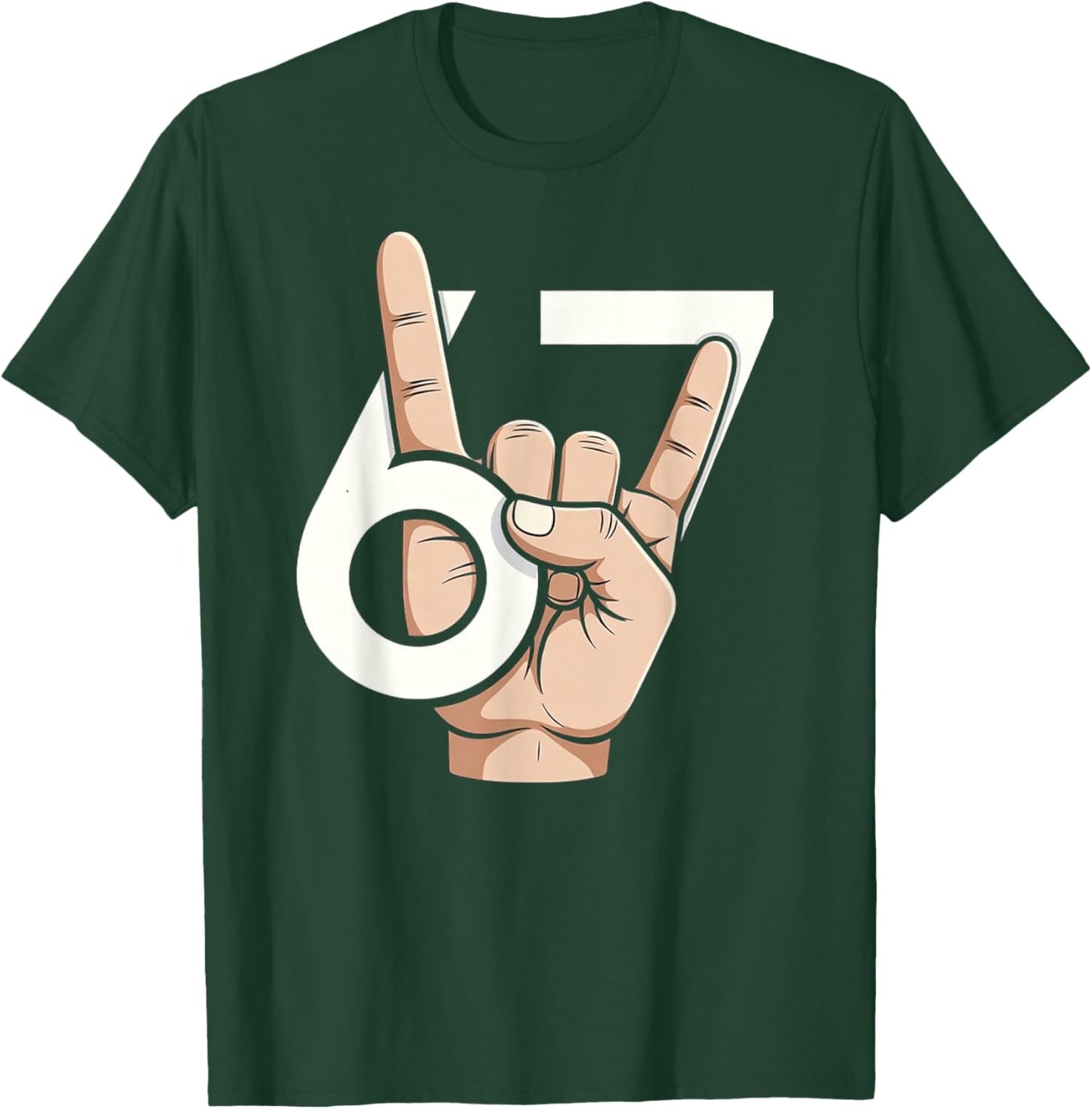 67 Meme T-Shirt - T-Shirt | Forest