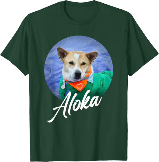 Aloka – The Walk for Peace Monk Dog Spreading Hope T-Shirt - T-Shirt | Forest