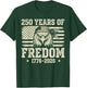 Flag Vintage 250 Years American 1776 2026 250th USA Birthday T-Shirt - T-Shirt | Forest