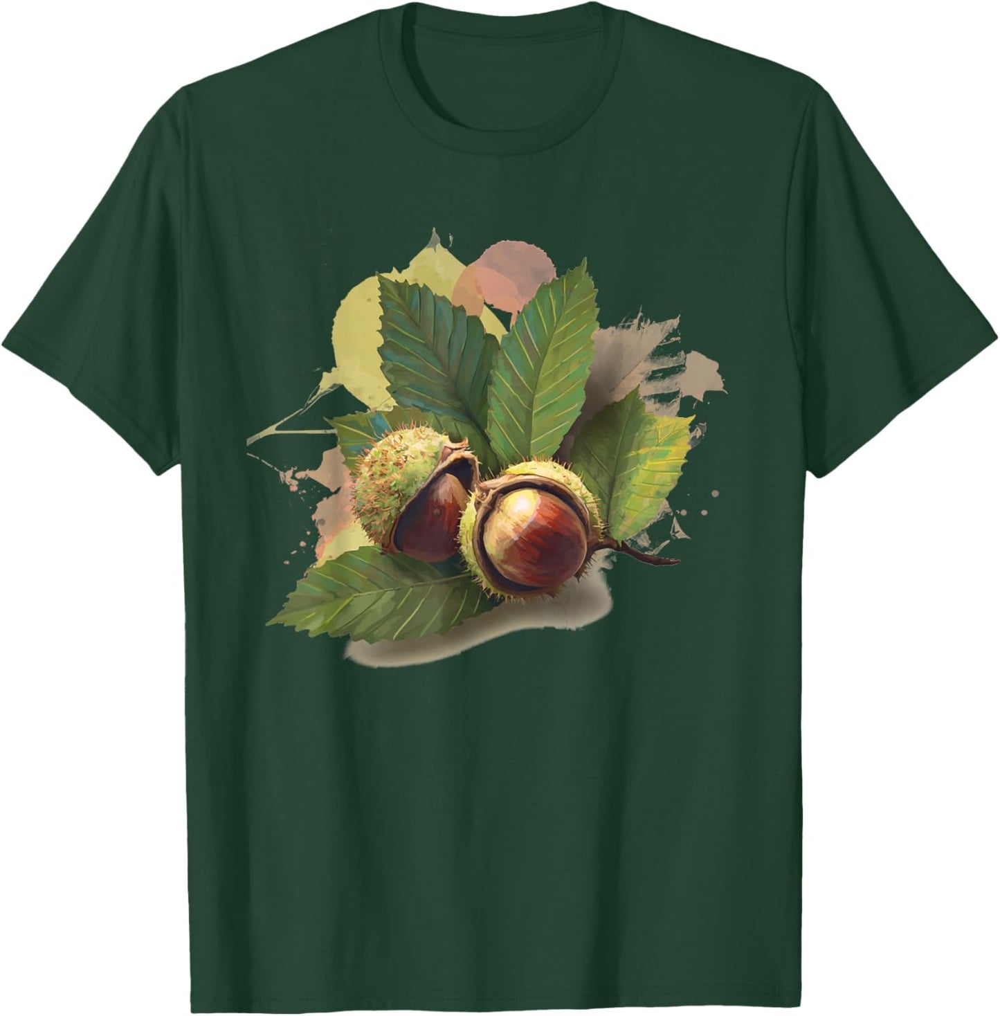 Amazing Nature Chestnut in Fall for Boys and Girls T-Shirt - T-Shirt | Forest