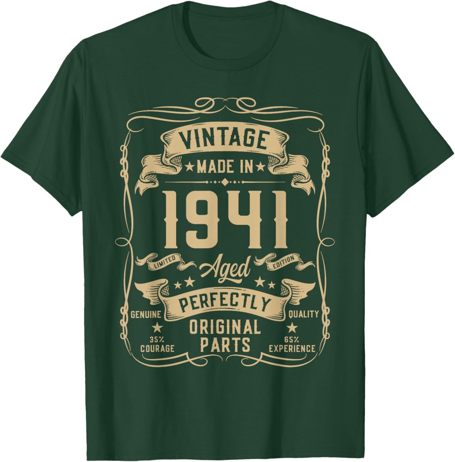Vintage 1941 85yr 85th Birthday Gifts 85 Years Old T-Shirt - T-Shirt | Forest