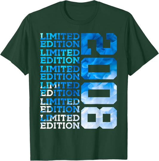 18 Years Limited Edition 2008 18TH Birthday T-Shirt - T-Shirt | Forest
