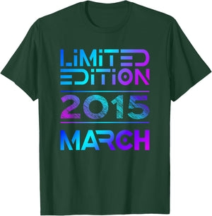Limited Edition March 2015 Vintage 11. Birthday T-Shirt - T-Shirt | Forest