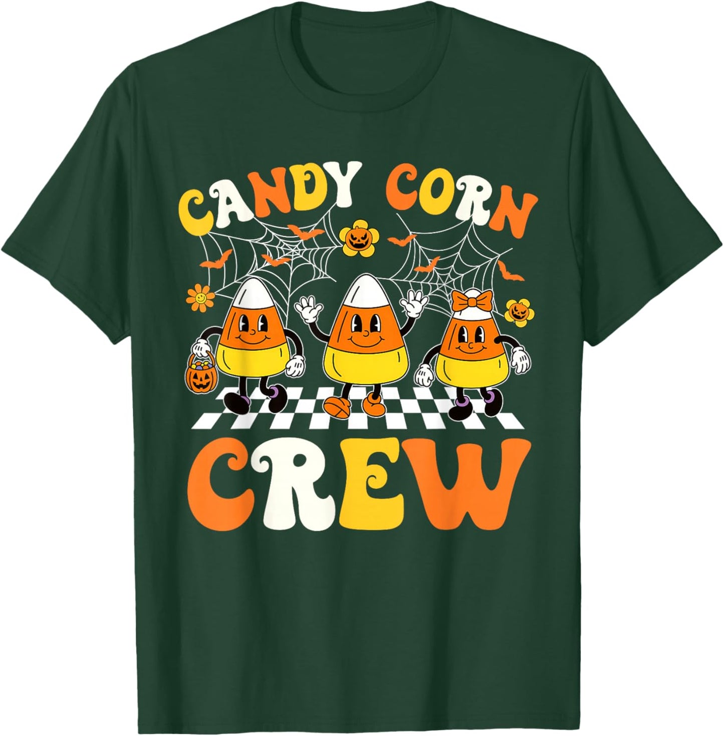 Candy Corn Crew Team Squad Matching Halloween Costume T-Shirt - T-Shirt | Forest