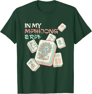 in My Mahjong Era - Mah Jong Player Casino Gambling T-Shirt - T-Shirt | Forest