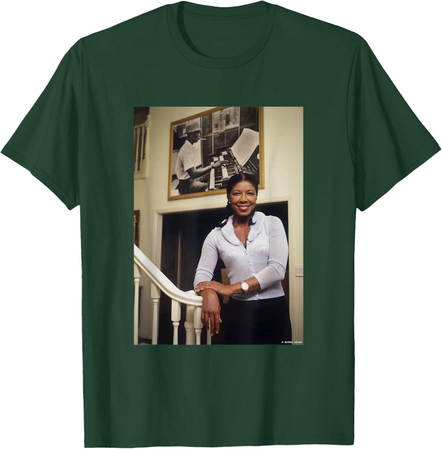 Natalie Cole This Will Be Singer by Michael Grecco T-Shirt - T-Shirt | Forest