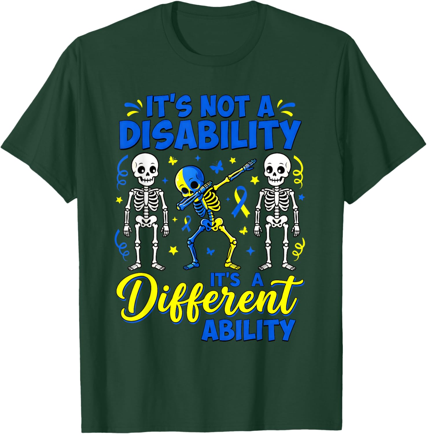 Down Syndrome Awareness Support World Down Syndrome Day Kids T-Shirt - T-Shirt | Forest