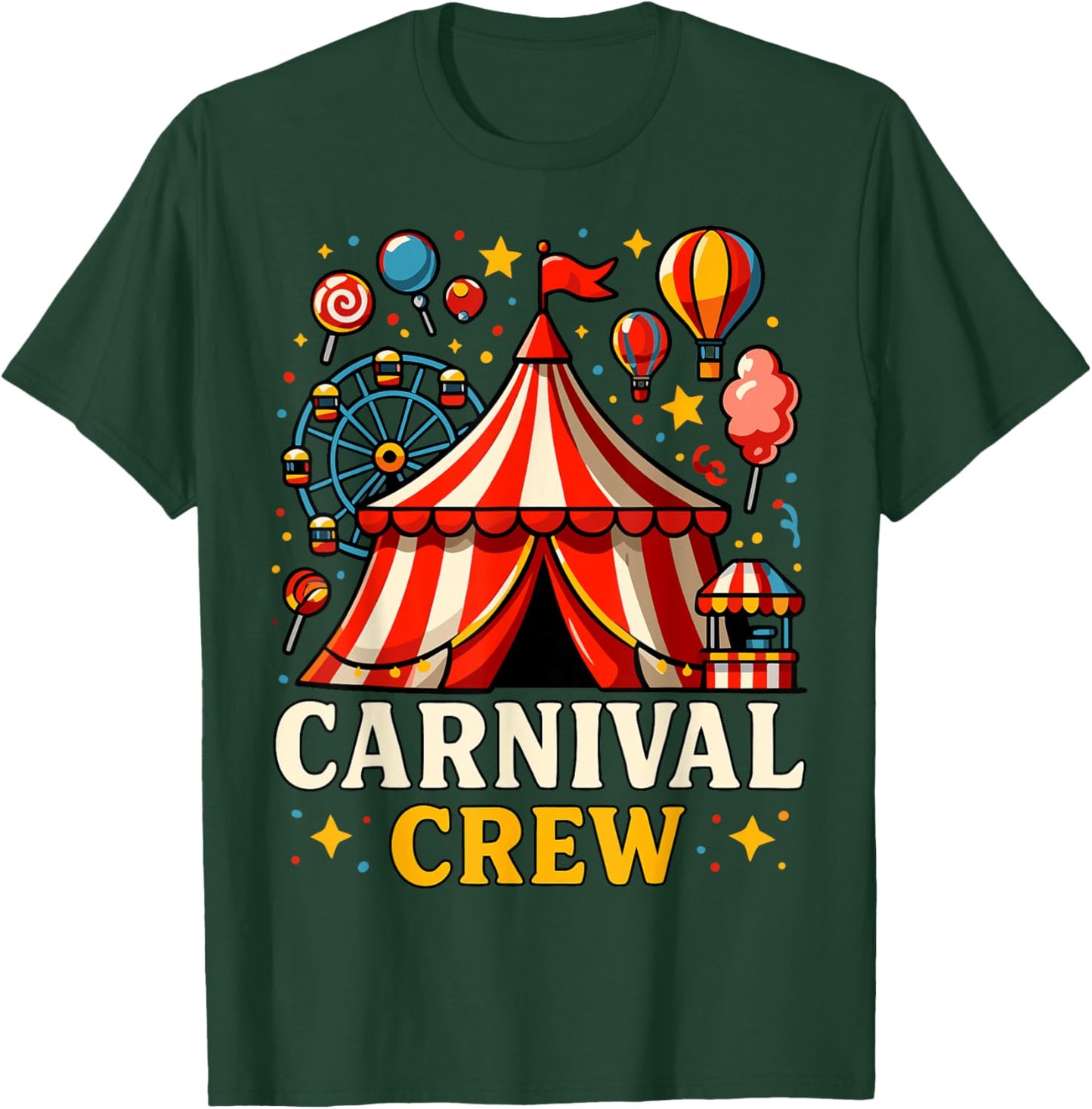 Funny Costume Party Carnival Crew T-Shirt - T-Shirt | Forest