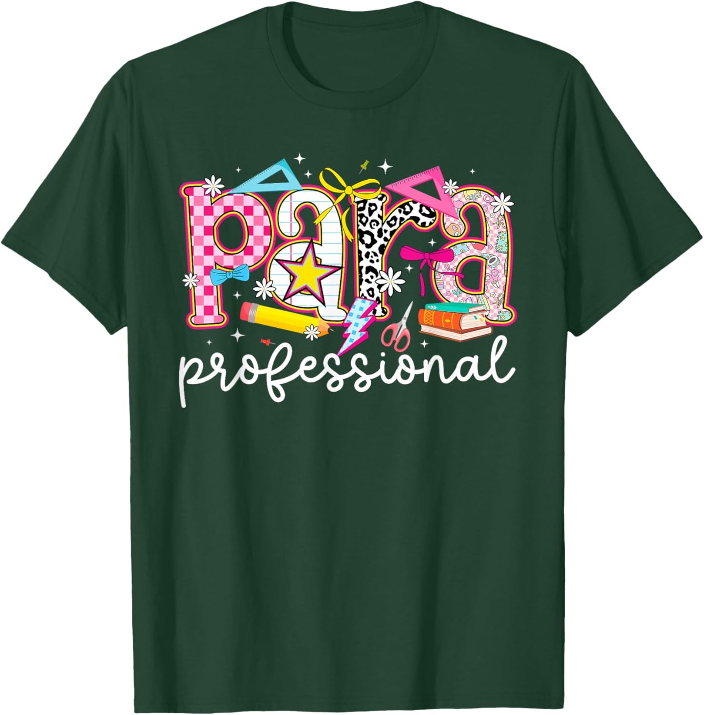 Paraprofessional Preppy Parapro para T-Shirt - T-Shirt | Forest