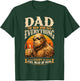 Dad The Man Who Has Everything Bald Sasquatch No Hair Papa T-Shirt - T-Shirt | Forest