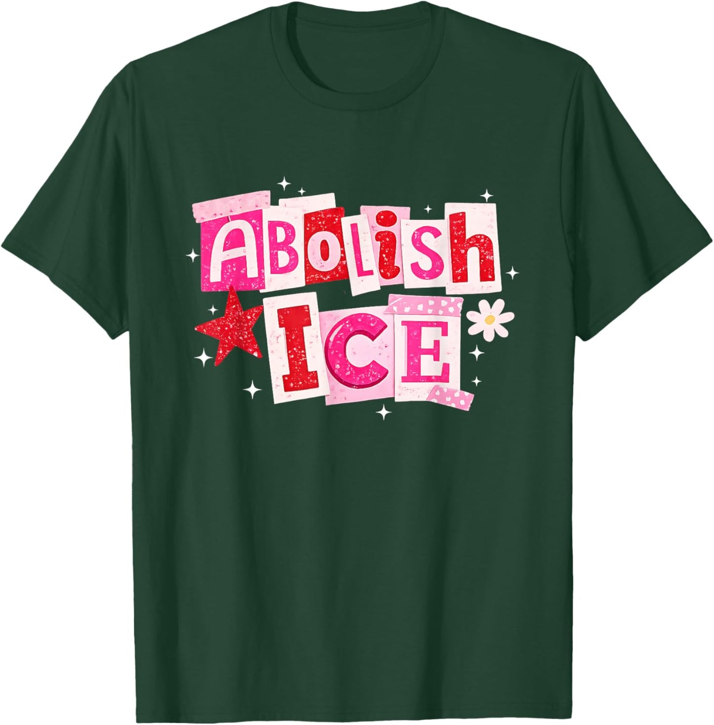 Abolish ICE, Valentine Funny T-Shirt - T-Shirt | Forest
