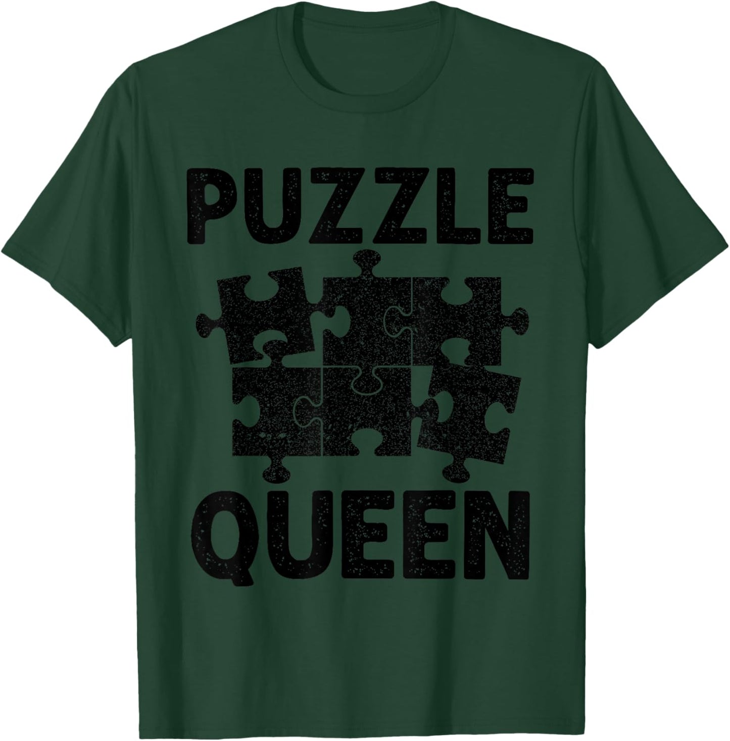 Cool Puzzle Design Girls Jigsaw Lover Puzzle Piece T-Shirt - T-Shirt | Forest