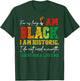 for as Long as I am Black I'm Historic Juneteenth 1865 T-Shirt - T-Shirt | Forest