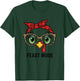 Funny Thanksgiving Turkey, Leopard Glasses & Buffalo Plaid T-Shirt - T-Shirt | Forest