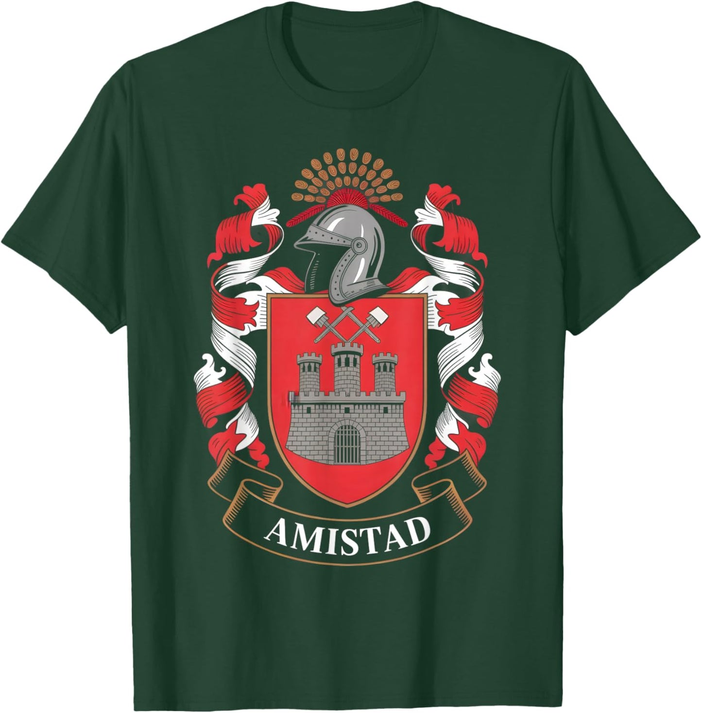 AMISTAD, House of Givers, RCA Friendship School Spirit T-Shirt - T-Shirt | Forest