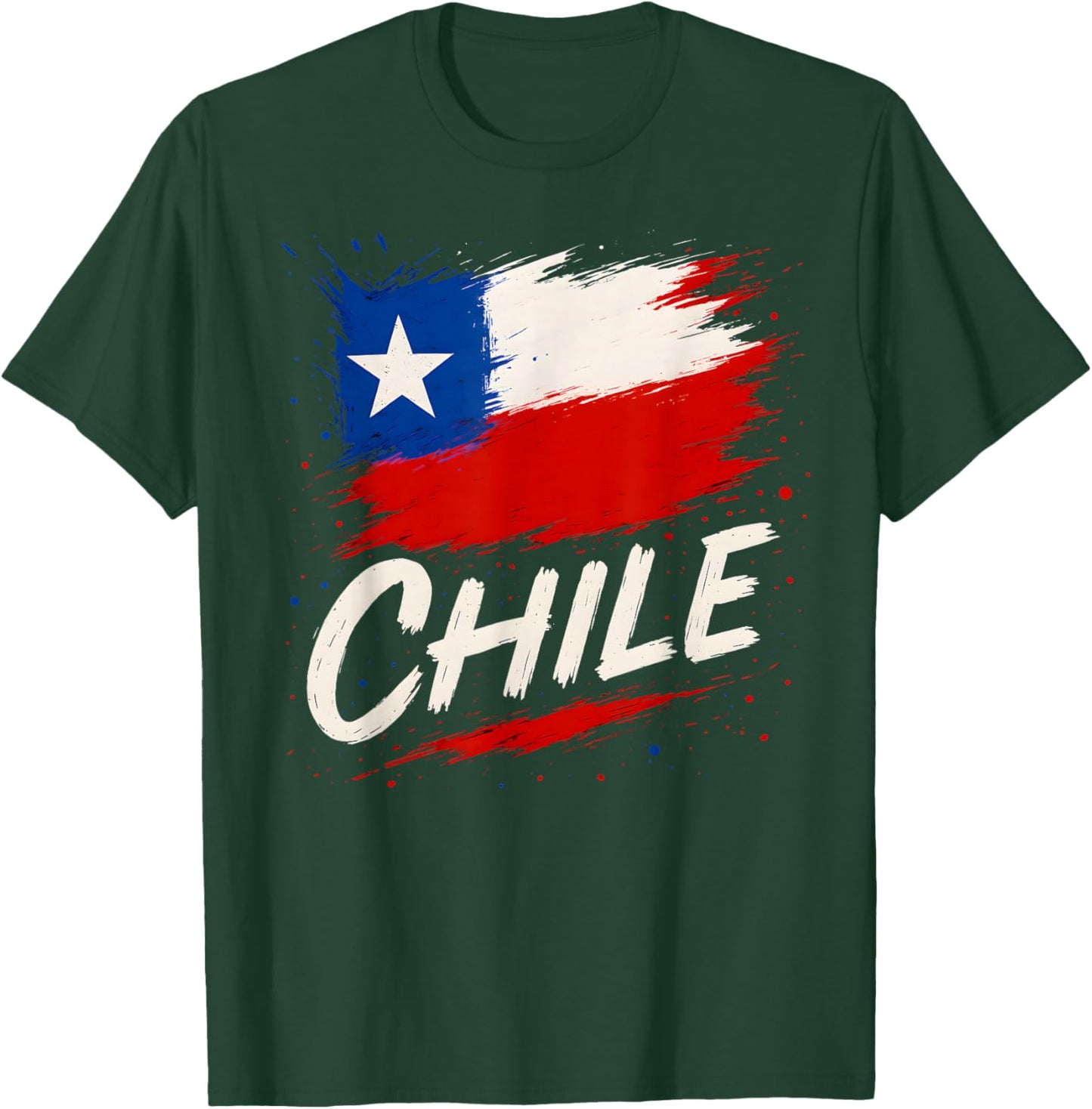 Chile Chilean Flag T-Shirt - T-Shirt | Forest