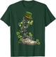 Amputee Prosthetic Amputated St. Patricks Day Pattys Day T-Shirt - T-Shirt | Forest