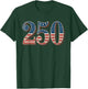 250 Years of Freedom Semiquincentennial 1776-2026 Patriot T-Shirt - T-Shirt | Forest