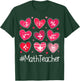 Love Heart Math Teacher Mathematics Valentine’s Day T-Shirt - T-Shirt | Forest