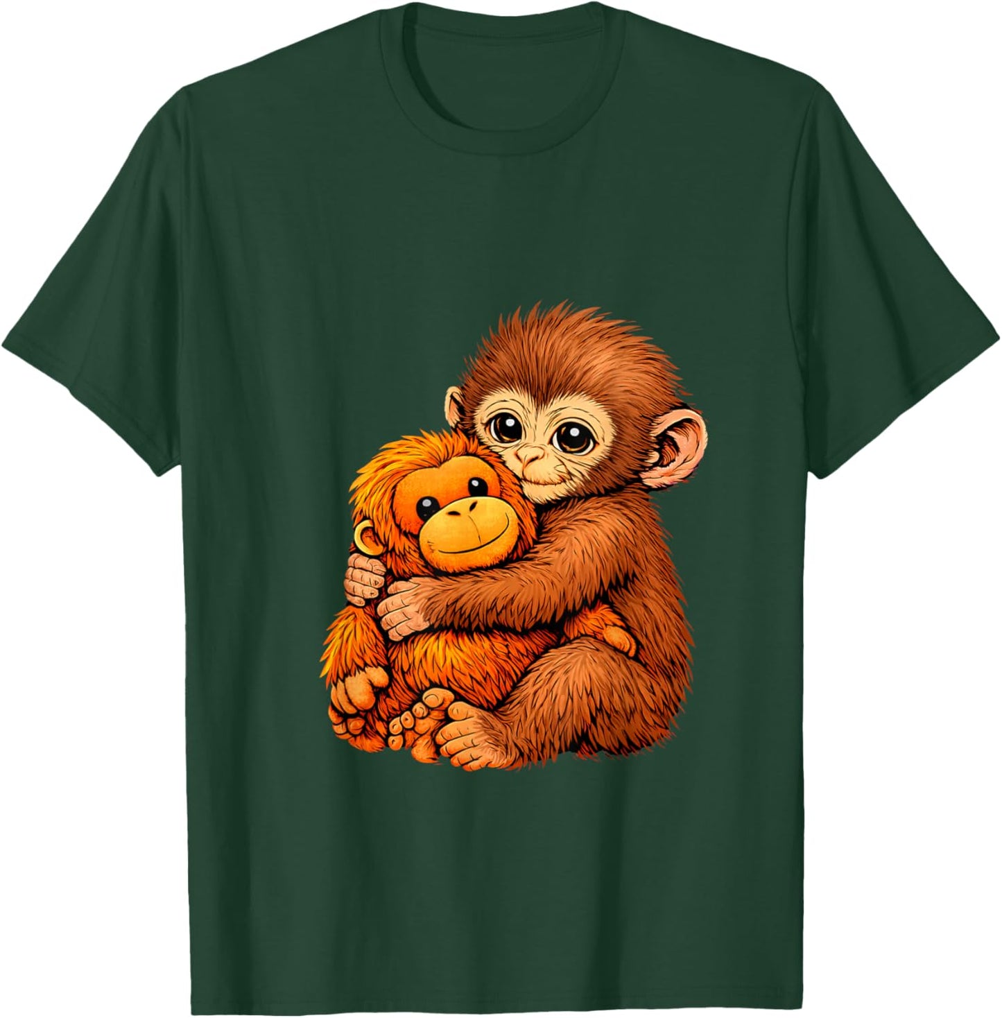 Punch Baby Monkey Funny Animal T-Shirt - T-Shirt | Forest