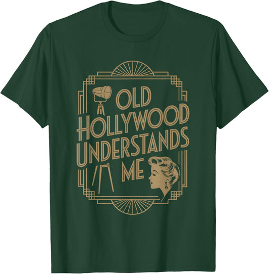 Retro Movie Filmmaker Old Hollywood Understands Me T-Shirt - T-Shirt | Forest