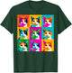 Calico Cat Pop Art Design with Vibrant Colors T-Shirt - T-Shirt | Forest