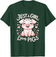 Just A Girl Who Loves Pigs T-Shirt - T-Shirt | Forest