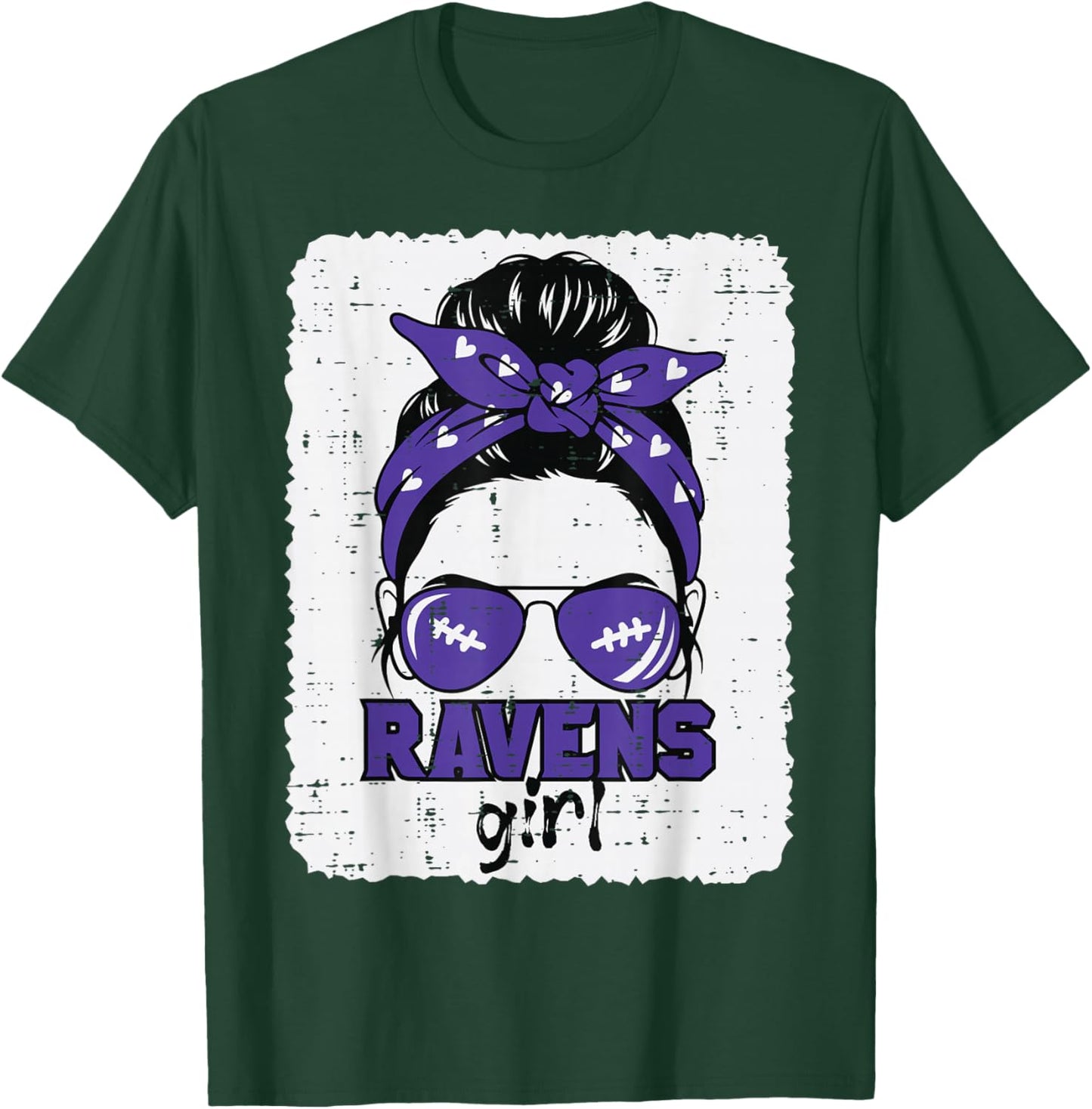 Raven Girl Men Women Kids Boys Girls Youth Teen T-Shirt - T-Shirt | Forest