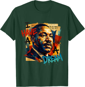 Dream Like a King African American Black History Month T-Shirt - T-Shirt | Forest