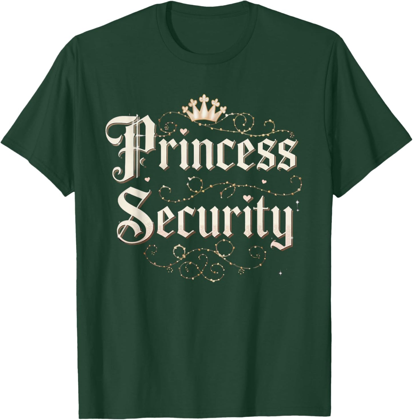 Princess Security Dad Big Brother Birthday Papa Mom T-Shirt - T-Shirt | Forest